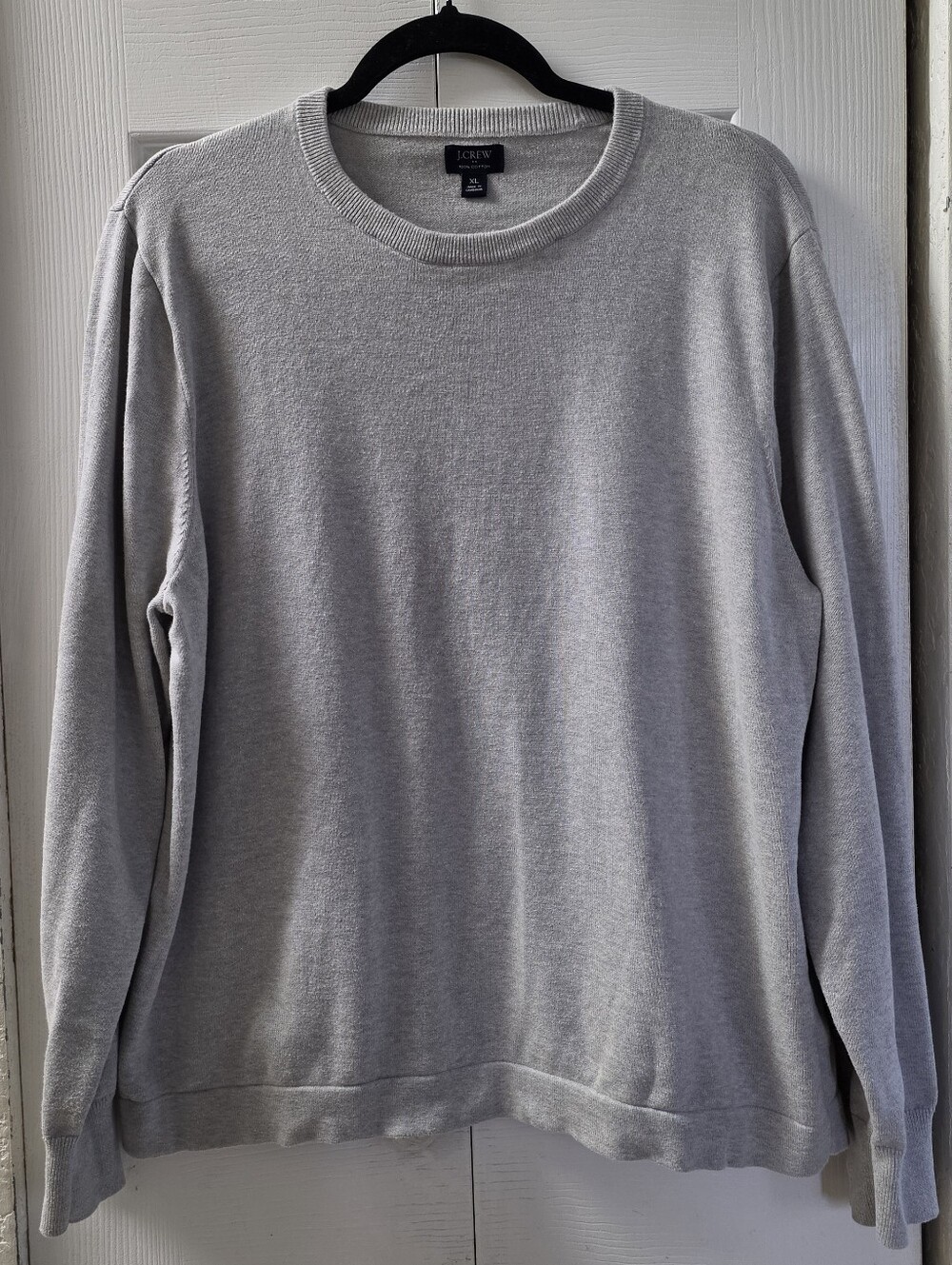 J. Crew Men's Crewneck Sweater - Heather Gray XL